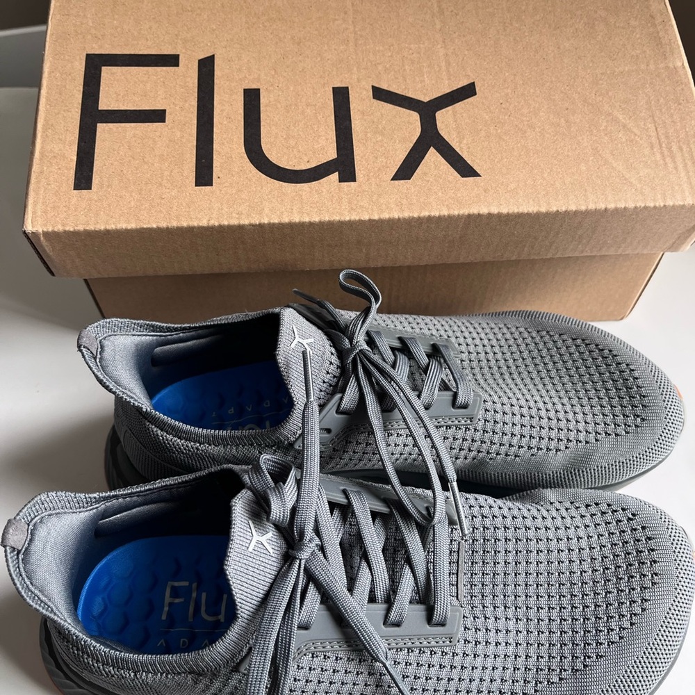 Flux Adapt Run Grey Knit Shoes